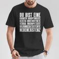 Du Nebenexistenz Buseidigungen Ich Hasse Menschen T-Shirt Lustige Geschenke