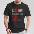 Du Sollst Mir Nicht Auf Den Sack Gehen 11 Commandment T-Shirt Lustige Geschenke