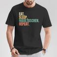 Eat Sleep Muzzle Repeat T-Shirt Lustige Geschenke