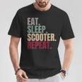 Eat Sleep Scooter Repeat T-Shirt Lustige Geschenke