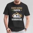 Echte Kerle Fahren Motorhome T-Shirt Lustige Geschenke