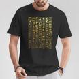 Egyptian Hieroglyphic Ancient Egypt T-Shirt Lustige Geschenke