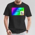 El Diseño Gráfico Es Mi Pasión Arco Iris Comic Sans Camiseta unisex Regalos divertidos