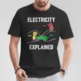 Electrician Ohmolt Amp Electrician T-Shirt Lustige Geschenke