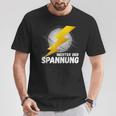 Elektriker Meister Der Spannung Das Elektronik T-Shirt Lustige Geschenke