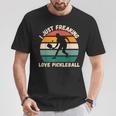 Me Encanta El Pickleballintage Me Encanta El Pickleball Camiseta unisex Regalos divertidos