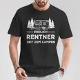 Endlich Rentner Zeit Zum CampingRetirement Camping T-Shirt Lustige Geschenke