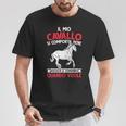 Equitazione Il Mio Cavallo Si Comporta Bene Cavallo Maglietta Regalos divertidos