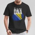 Es Ist In Meiner Dna Bosnier Bosnia Origin Genetics T-Shirt Lustige Geschenke