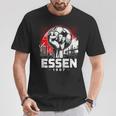 Essen Ein Leben Lang Essen Ein Leben Lang Essen Ein Leben Lang Red T-Shirt Lustige Geschenke