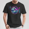Estética Japonesa Japón Arte La Gran Ola Antes De Kanagawa Camiseta unisex Regalos divertidos