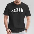 Evolution Contrabajo Decorativo Camiseta unisex Regalos divertidos