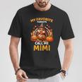 My Favorite Turkeys Call Me Mimi Thanksgiving T-Shirt Personalized Gifts