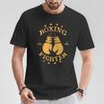 Fighter Boxing Guanti Intage Boxe Camicia Maglietta Regalos divertidos