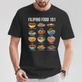 Filipino Food 101 Popular Pinoy Food Cool Filipino T-Shirt Unique Gifts