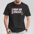 Flatdeutsch North German Moin Her Spacken T-Shirt Lustige Geschenke