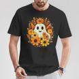 Floral Ghost Halloween Cute Ghost With Flower T-Shirt Unique Gifts