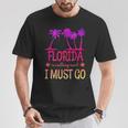 Florida Is Calling And I Must Go Summer Beach Vacation T-Shirt Unique Gifts