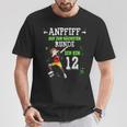 Football Dabbing Boy 12Th Birthday Ich Bin 12 Jahre T-Shirt Lustige Geschenke