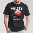 Football Jersey Polska Flag Poland Flags Football Jersey T-Shirt Lustige Geschenke