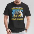 Forklift Kollegen Platt Wie Teller Colleagues T-Shirt Lustige Geschenke