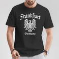 Frankfurt Hessen Adler Ultras Fractur Old German Script T-Shirt Lustige Geschenke