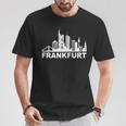 Frankfurt Am Main Skyline Frankfurter Hessen Frankfurt T-Shirt Lustige Geschenke