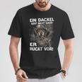 Dachshund Ein Dackel Geht Nicht Gassi Er Rücktor Ein Dachshund T-Shirt Lustige Geschenke