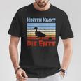 Football Slogan Hinten Kackt Die Duck T-Shirt Lustige Geschenke