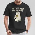 I'm Just Here For The Boos Halloween Costumes Ghost T-Shirt Personalized Gifts