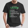 Lauch Ich Bin Ein Lauch Sport Fitness T-Shirt Lustige Geschenke