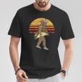Funny Vintage Bigfoot Carrying A Taco Cinco De Mayo T-Shirt Personalized Gifts