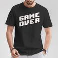 Game Over Ideo GameGame Over T-Shirt Lustige Geschenke