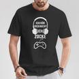 Gamer Ich Hör Dich Nicht Ich Zocke German T-Shirt Lustige Geschenke