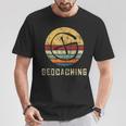 Geocaching Geocacher Geocache Gps Outfitintage Retro T-Shirt Lustige Geschenke