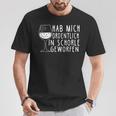 Hab Mich Ordlich In Schorle Gethrofen Weinschorle T-Shirt Lustige Geschenke