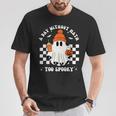 Halloween Math Teacher A Day Without Math Too Spooky T-Shirt Unique Gifts