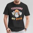 Halloween Teacher Teaching My Boos Costume Teacher Women T-Shirt Personalized Gifts