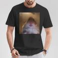 Hamster Starrt In Die Front Camera I Internet Hamster Meme T-Shirt Lustige Geschenke