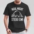 Heul Nicht Steig Ein Achterbahn Freak Theme Park Fun Cool T-Shirt Lustige Geschenke