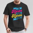 Ich Bin Karen Und Mache Karen Sachen Beruhig Dich Karen German T-Shirt Lustige Geschenke