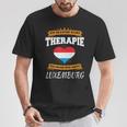 Ich Brauche Keine Therapie Ich Muss Nur Nach Luxembourg T-Shirt Lustige Geschenke