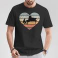 'Ich Liebe Klavier Retro Wing' Piano Music Classic Pianist T-Shirt Lustige Geschenke