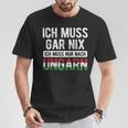 Ich Muss Nur Nach Hungary Hungarian Flag T-Shirt Lustige Geschenke