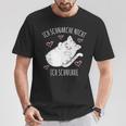 Ich Schnarche Nicht Ich Schnurre Saying Sleep Pyjama T-Shirt Lustige Geschenke