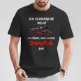 Ich Schnarche Nicht Steam Train Driver T-Shirt Lustige Geschenke