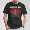 Ich Spiele Table Tennis Weil Ich Es Kann Table Tennis Player T-Shirt Lustige Geschenke