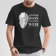 Ich Weiß Dass Ich Nichts Weiß Socrates Philosoph Teacher T-Shirt Lustige Geschenke