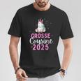 Ich Werde Große Cousin 2025 Unicorn Girls' Cousin T-Shirt Lustige Geschenke