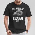 Ich Werde Papa 2025 Ich Werde Baldater T-Shirt Lustige Geschenke